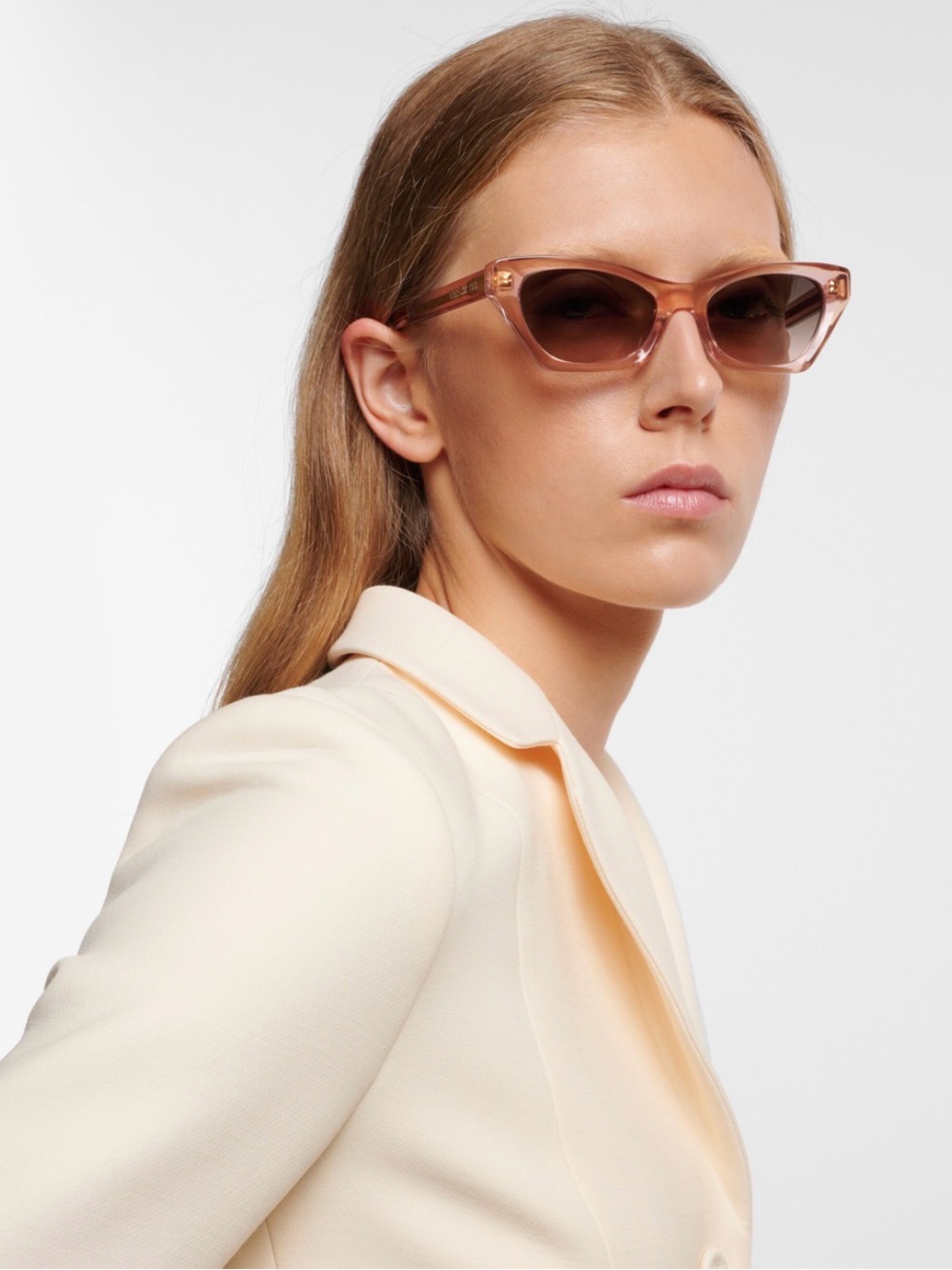 dior midnight B1I cat-eye sunglasses in pink